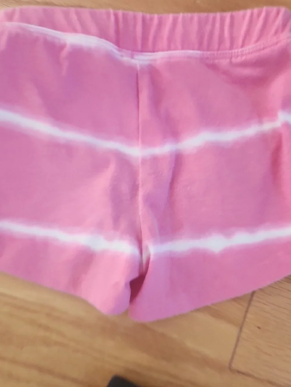 The Children's Place Girls' 3-Pack Shorts - Pink Tie-Dye, Black Floral, Black 2T